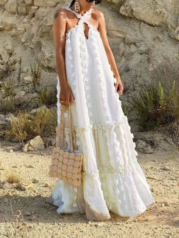 Cabo Embroidered Dress